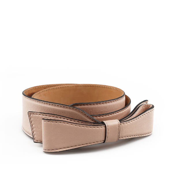 Valentino - Pink Leather Bow Belt